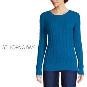 🆕 St. John’s Bay | Crew Neck Pullover Sweater